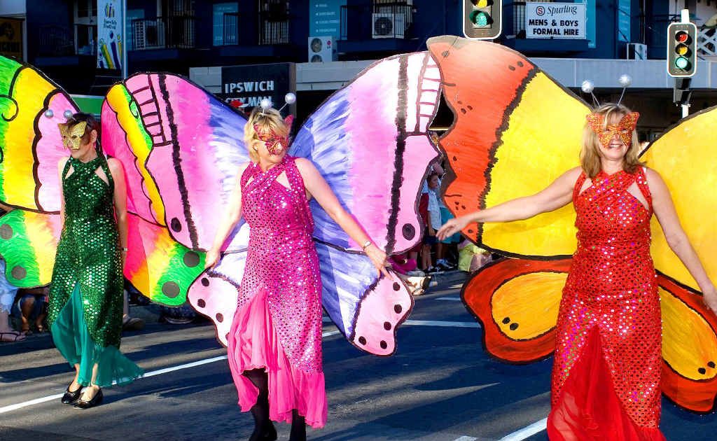 Some of the spectacular participants in a previous Ipswich Festival parade. Some of the spectacular participants in a previous Ipswich Festival parade.